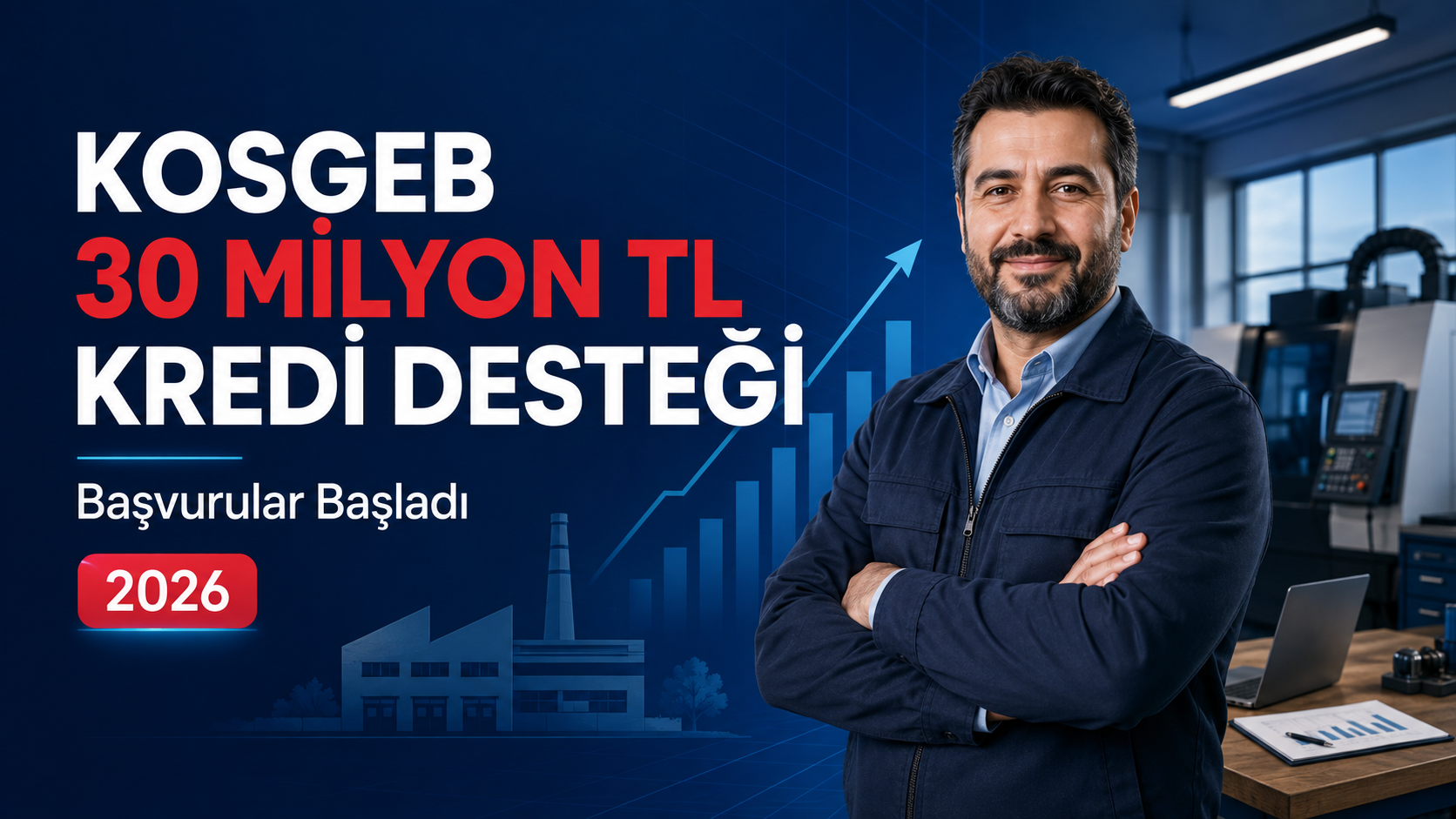 KOSGEB 30 Milyon TL Kredi Desteği 2026: Başvuru Şartları ve Son Tarih